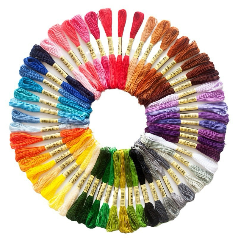 ไหมปัก เบอร์ 25 ชุด 50 สี 100 สี