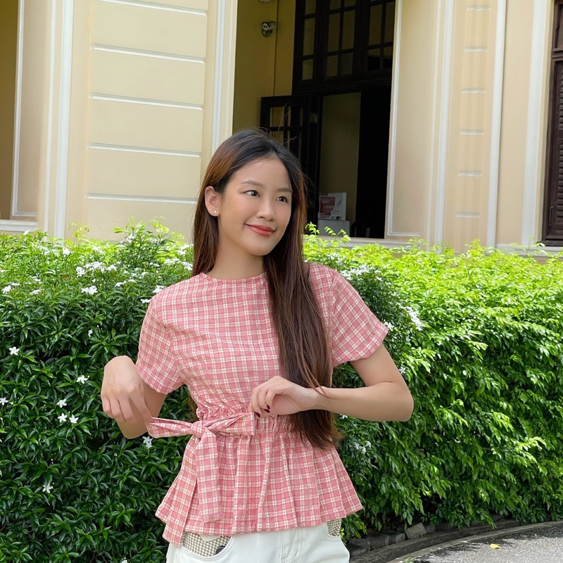 mermaidstore.xoxo 🍒 Katie Red Top 🍒 เสื้อ