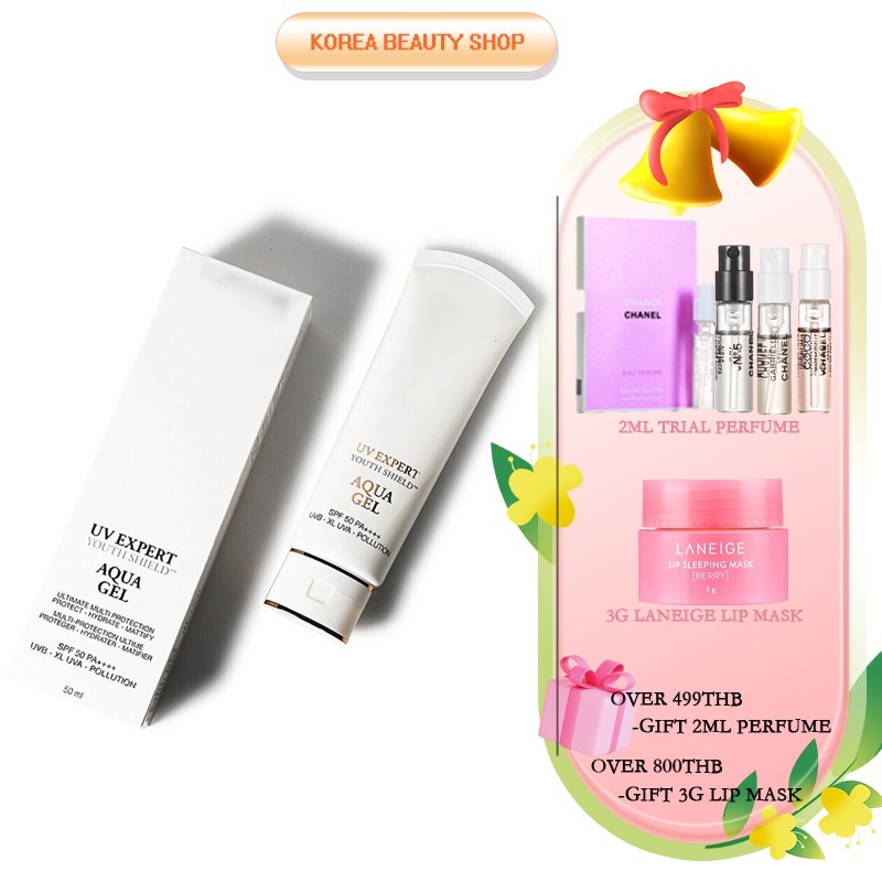 พร้อมส่ง UV Expert Youth Shield Aqua Gel 50ml SPF 50 PA ++++ 50ml