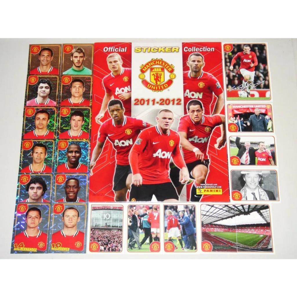 [ขายแยก] สติกเกอร์ แมนยู Panini Manchester United 2011-2012 Official Sticker Collection ของแท้