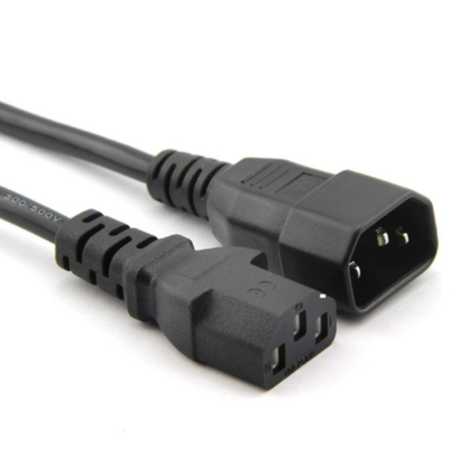 Computer Power Cord Extension C14 To C13 PDU Style Cable 1.5M/Black 10A IEC-320-C14 To IEC-320-C13