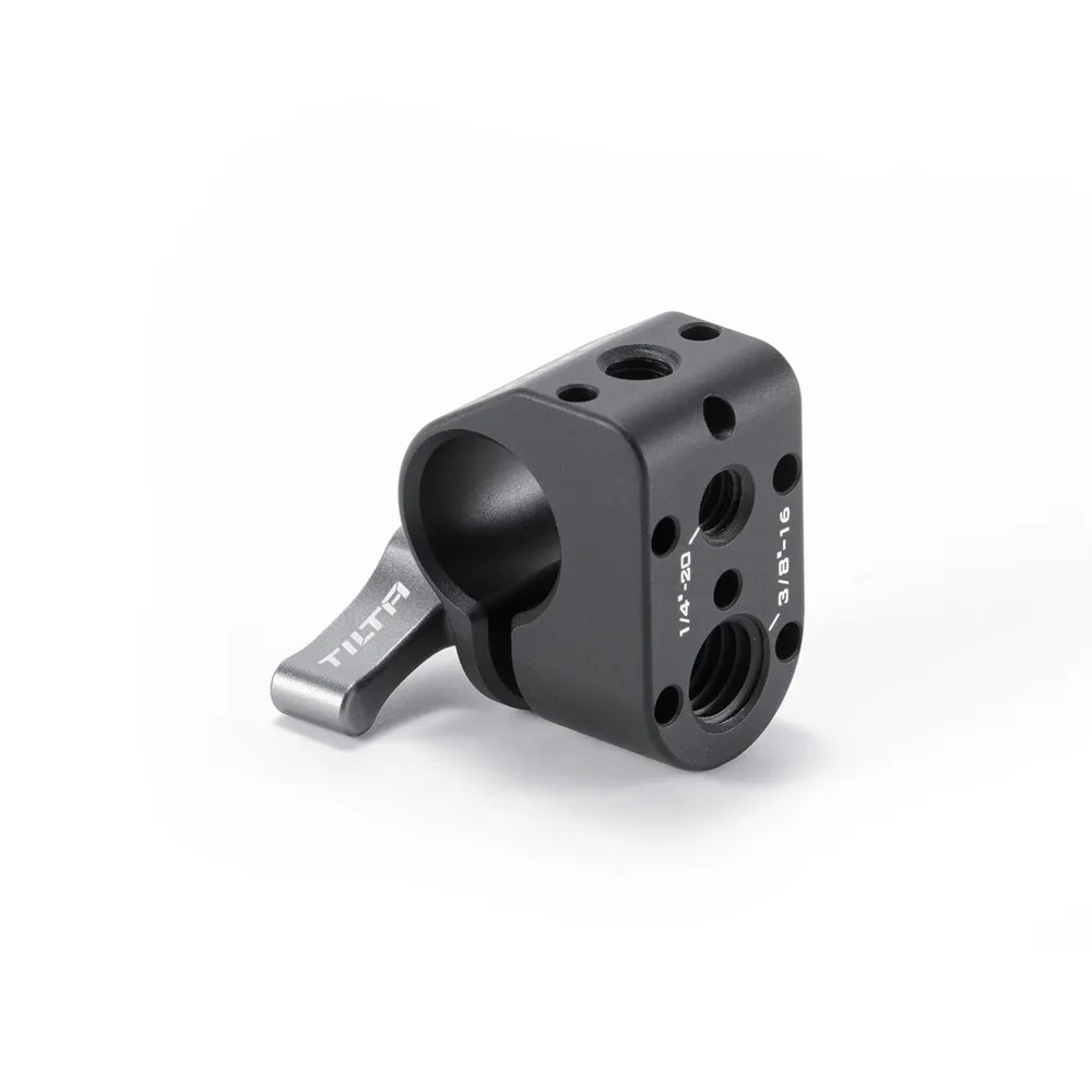 TILTA 15mm Rod Holder to Mounting Block (Black)