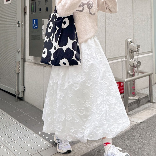 ❤️TheBlancPale : Mekko skirt กระโปรงบอลลูนยาว