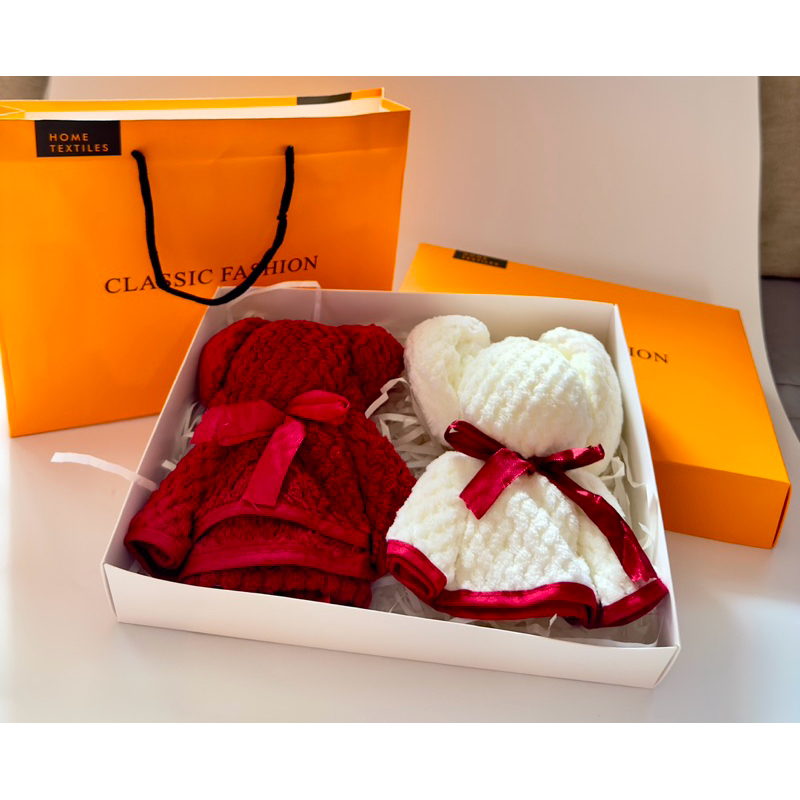 Gift set กิ๊ฟเซต แจกลูกค้า ของขวัญปีใหม่ ผ้าขนหนูหมี เซตของขวัญ  ของให้ผู้ใหญ่ ของชำร่วย ของขวัญวันเกิด ของขวัญวาเลนไทน์