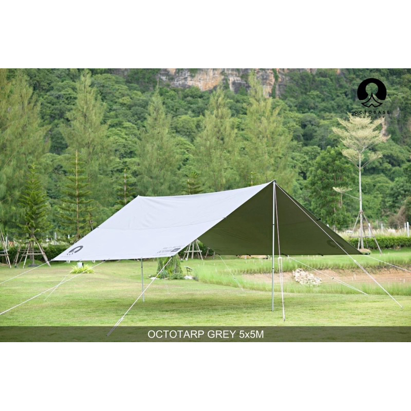 𝐎𝐂𝐓𝐎𝐓𝐀𝐑𝐏 TC 𝐆𝐑𝐄𝐘 𝟓𝐱𝟓𝐦 ทาร์ปไซส์ใหญ่ ขนาด 5x5m