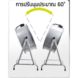 SUZUME โลหะ กันน้ำ/กันฝุ่น พัดลมดูดอากาศ 12/14/16/18/20/24 นิ้ว ปรับความเร็วได้ ใช้โกดัง/ครัว 1ปี