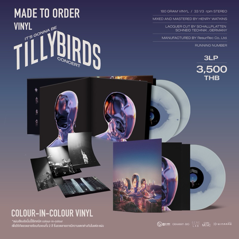 Tilly Birds VINYL 3LP It’s Gonna be Tilly Birds Concert