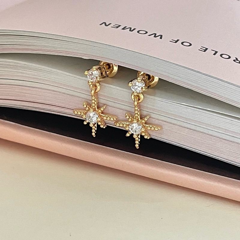 ต่างหู brass+14k Madelyn earrings