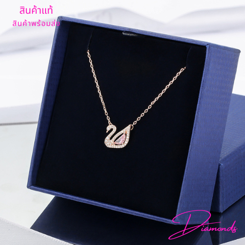 NEW สร้อยคอ Swarovski Dazzling Swan Necklace หงส์ สวารอฟสกี้ ของแท้ 100% พร้อมส่ง ของขวัญ