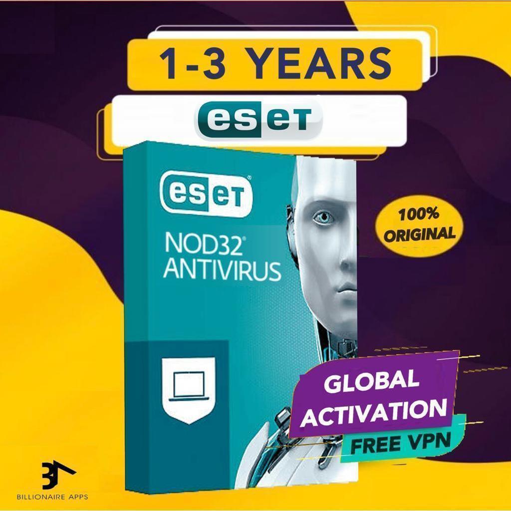 ESET Nod32 Antivirus | 1 to 5 PC Device 1 to 3 Year | Latest Version ORIGINAL
