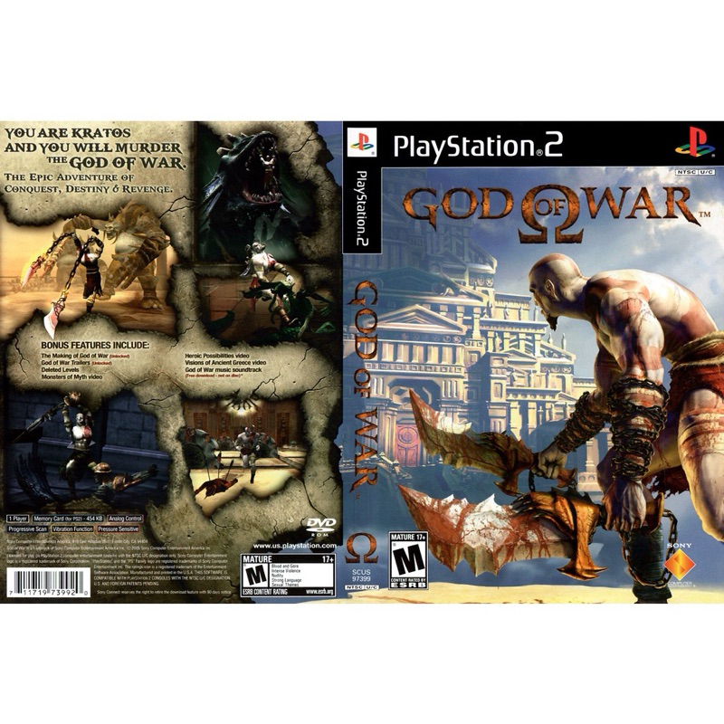 แผ่นเกมส์Ps2 - God of War 1