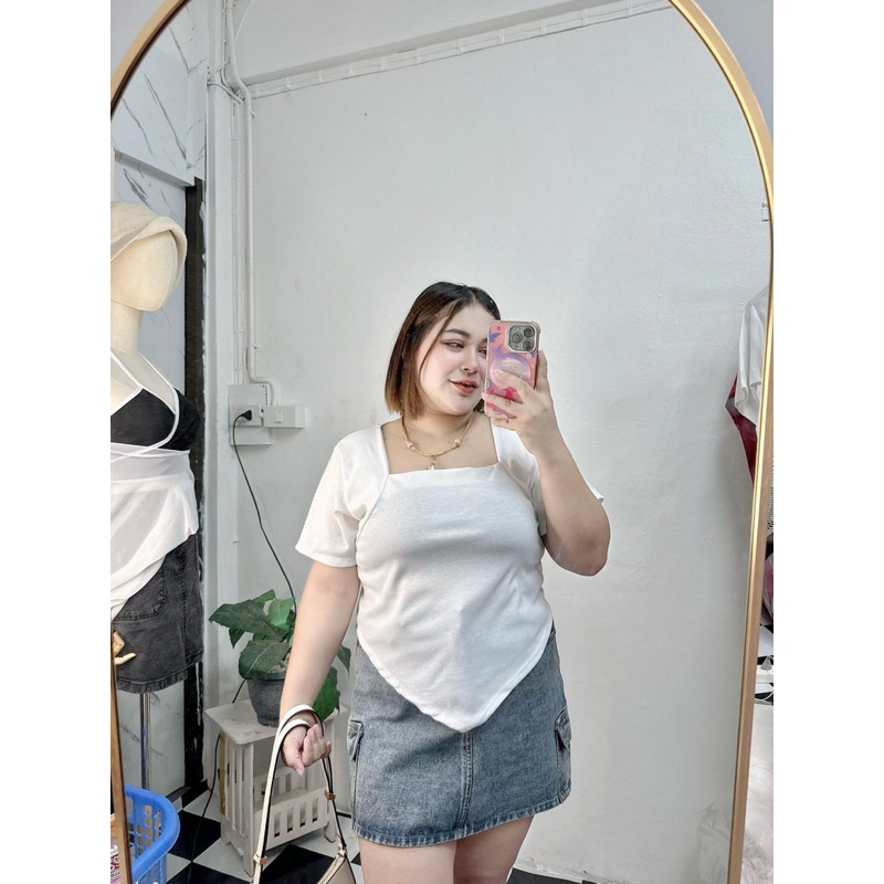 R91 เสื้อชายวี ผ้าร่อง พรางหุ่น (อก 36-48) - รูปที่ 3