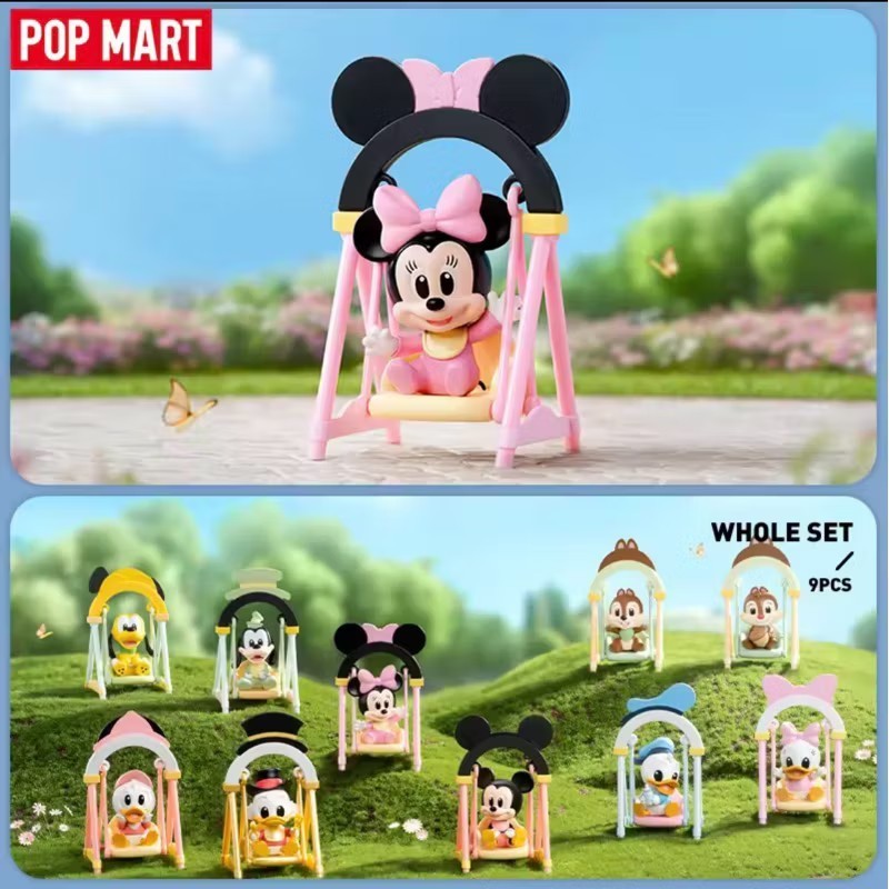(เก็บโค้ดในVideo/Live) Disney Swing series ลุ้นซีเครต กล่องสุ่ม ของแท้ Popmart