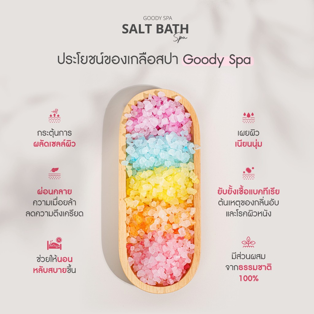 💕เกลือสปา💕 เกลือหิมาลัย+ออสเตรเลีย ✅มี อย. เกลือสปาตัว สปาเท้า​ ลดกลิ่นเหม็นอับ ฆ่าเชื้อโรค ผลัดเซลล์ผิว ผิวเนียนนุ