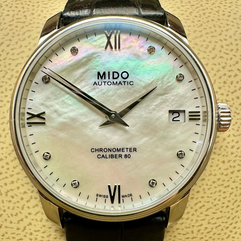 MIDO Baroncelli III Automatic Chronometer Diamond Watch M027.208.16.106.00