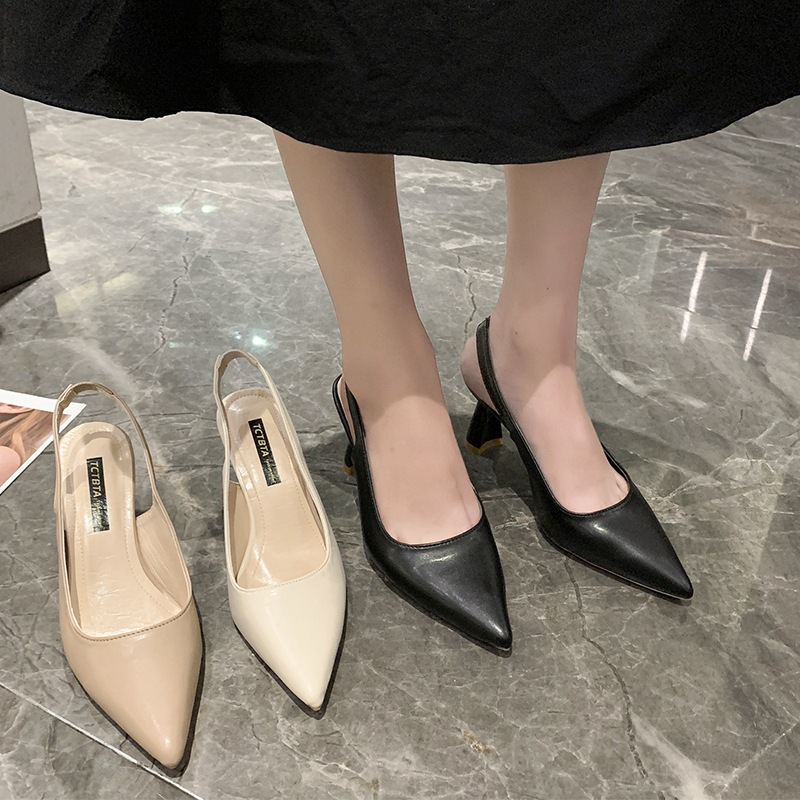 รองเท้าส้นสูงปลายแหลมมีสไตล์ พร้อมส่ง สไตล์สวย เหมาะสำหรับทำงานและท่องเที่ยว