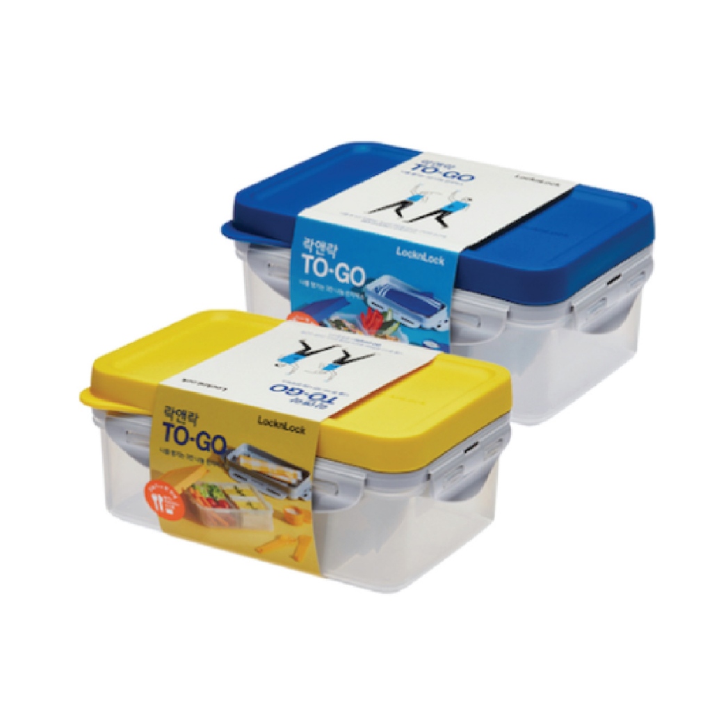 กล่องอาหารกลางวันแบ่ง 3 ช่อง LocknLock  To-Go Container ความจุ 1 L. รุ่น HPL817L