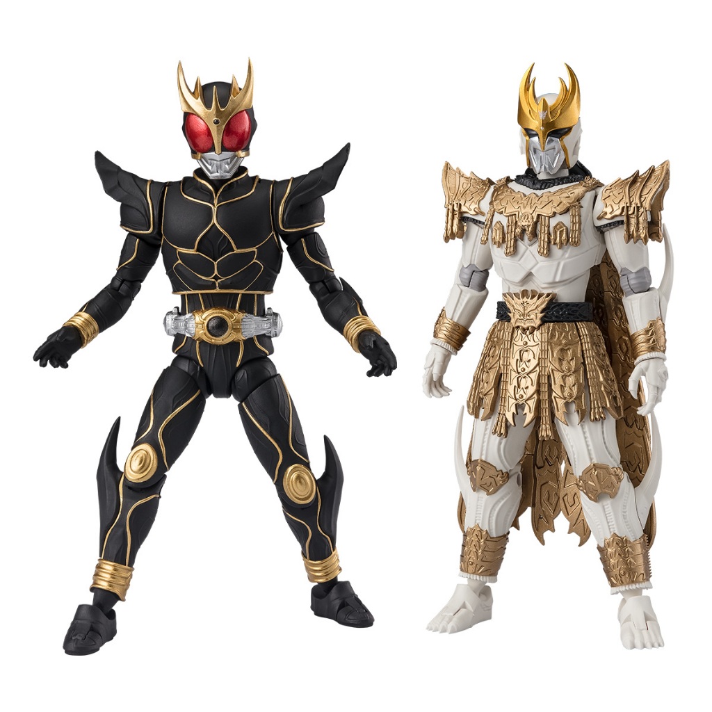 BANDAI SHODO XX Masked Rider Kuuga Ultimate Form & N Daguva Zeba Set w/o gum PREMIUM BANDAI Candy To