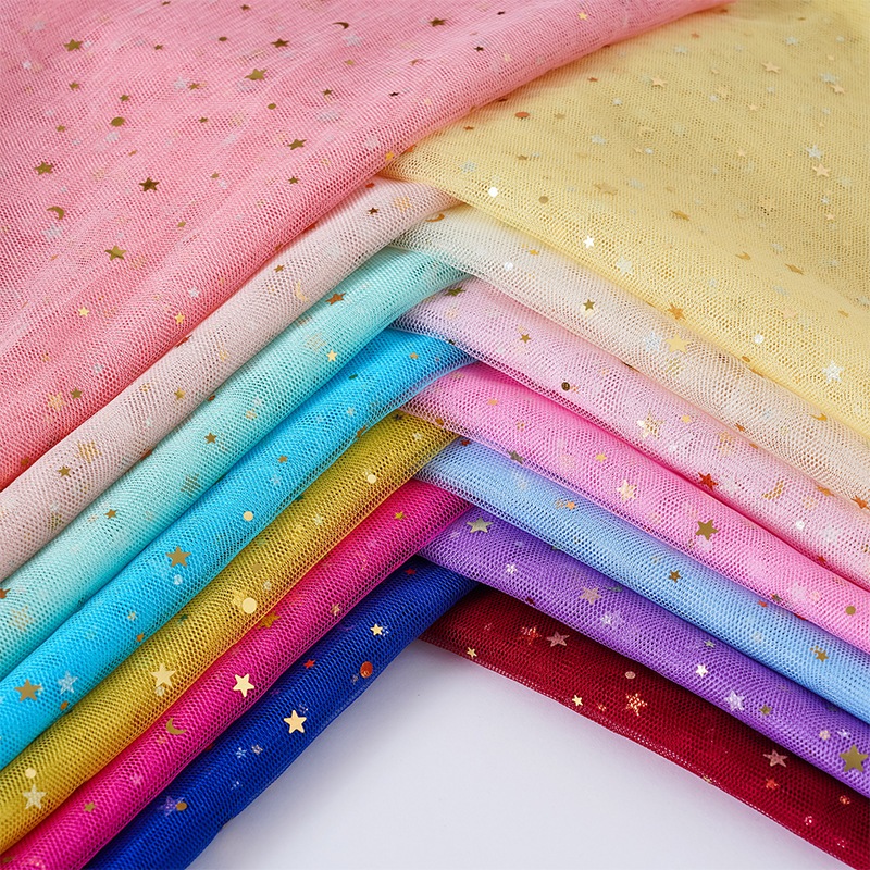 ผ้าตาข่าย ผ้ามุ้งลายดาว ผ้าเมตร หน้ากว้าง 1.50เมตร