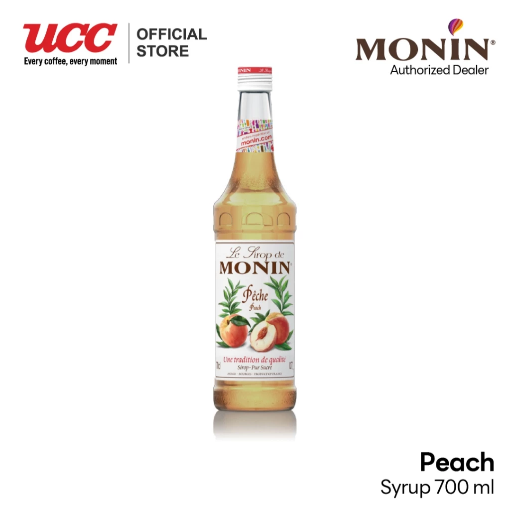 MONIN Peach Syrup น้ำเชื่อมกลิ่นพีช 700ml.
