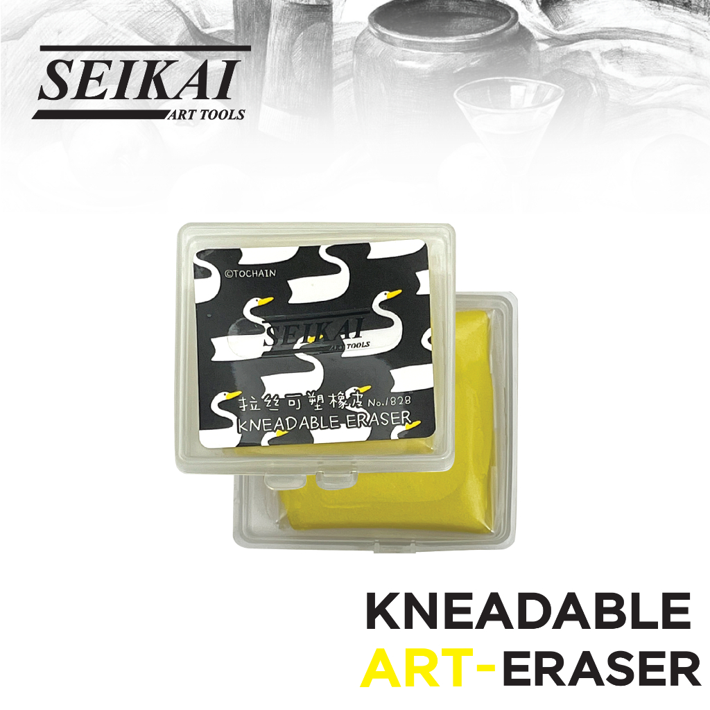 ยางลบปั้นได้ Seikai Kneadable Art Eraser ยางลบชาร์โคล ยางซับคาร์บอน ยางลบยืดได้ - รูปที่ 4