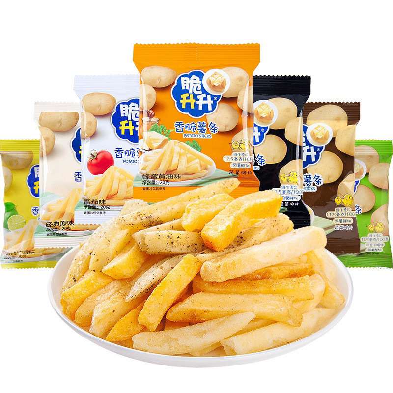 พร้อมส่งจากไทย ขนม Potato Sticks มันฝรั่งแท่ง 20 กรัม (แจ้งรสชาติในแชท) เฟรนช์ฟรายส์กรอบ สดใหม่ คงรสชาติมันฝรั่ง