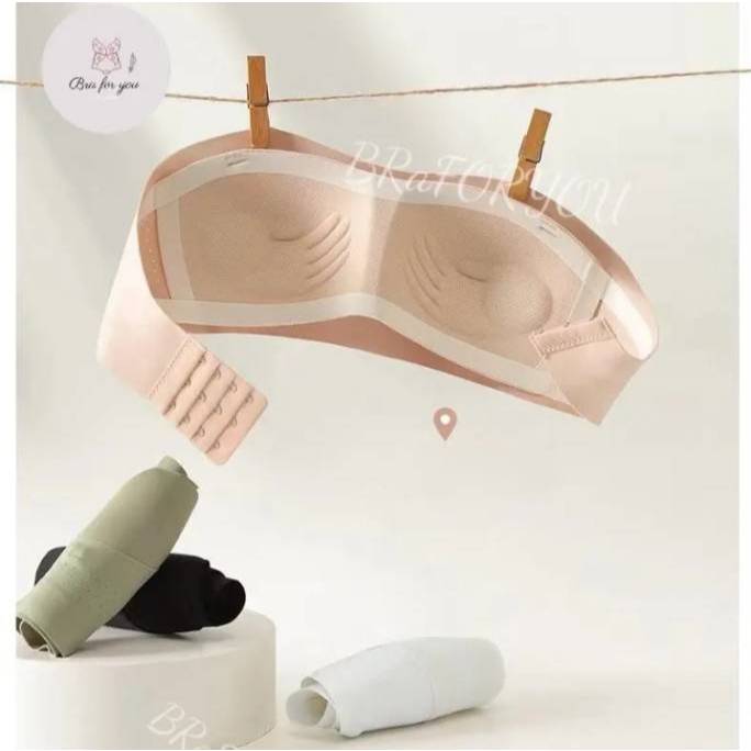 Bra Foryou บราเกาะอก ตะข่ายสามเหลี่ยม ไร้รอยต่อ กระชับระบายอากาศ (333) เสื้อผ้าผู้หญิง - รูปที่ 5