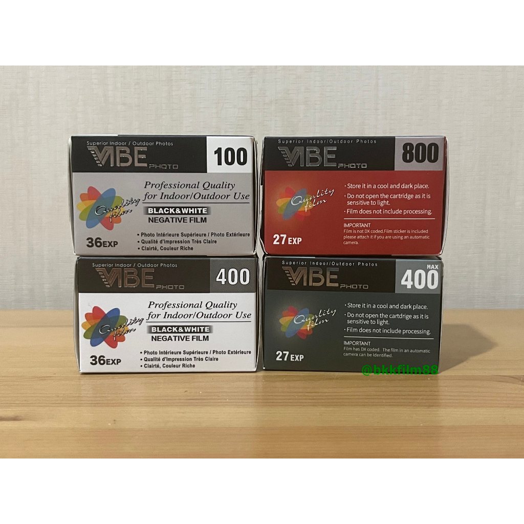 ฟิล์ม VIBE Photo 35mm Film ฟิล์มสี ฟิล์มขาวดำ 135 ฟิล์ม 35mm