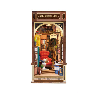 โมเดล DIY ประกอบเอง Rolife Bookstore DIY Book Nook Shelf Ins…