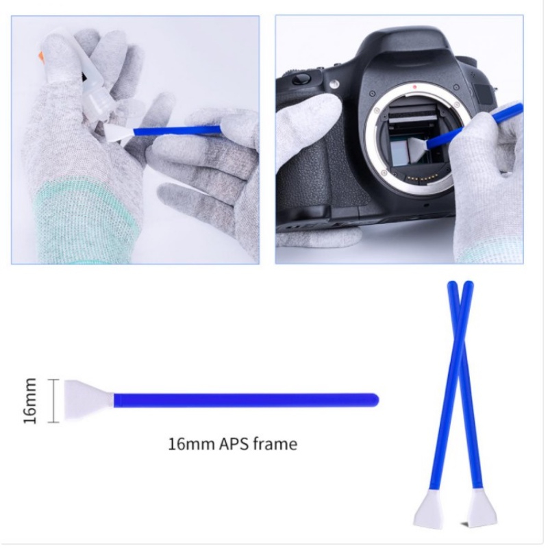K&F ชุดทำความสะอาดพร้อมน้ำยาทำความสะอาด Sensor กล้อง APS-C และ Full-Frame