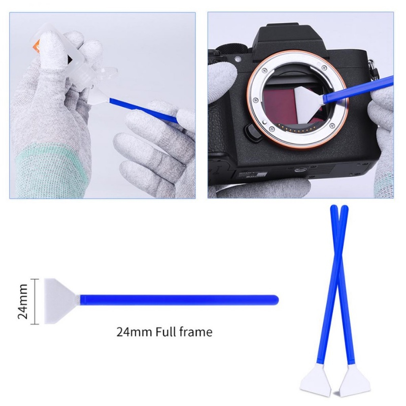 K&F ชุดทำความสะอาดพร้อมน้ำยาทำความสะอาด Sensor กล้อง APS-C และ Full-Frame
