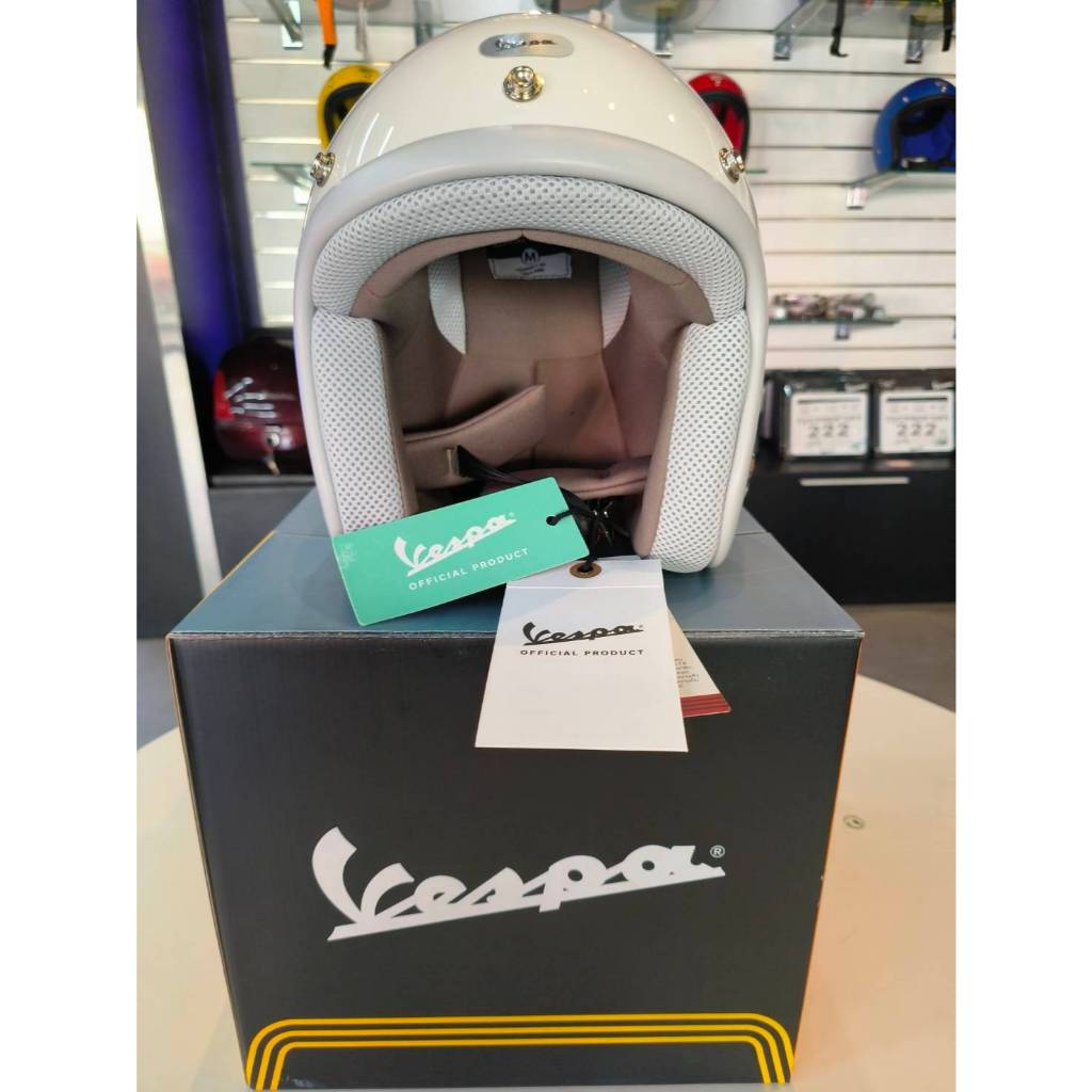 หมวกกันน๊อค VESPA รุ่น RETRO นำเข้าโดย VESPA ของแท้จากศูนย์100%