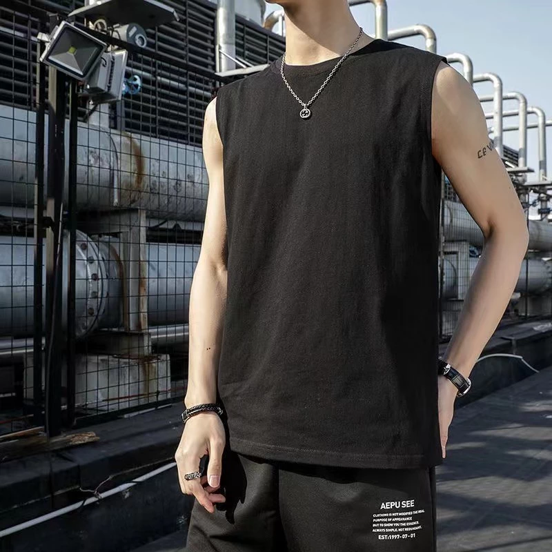 พร้อมส่งเสื้อยืดแขนกุด เสื้อยืดลำลองเหมาะใส่ออกกำลังกาย แฟชั่นฤดูร้อง สำหรับชายและหญิง
