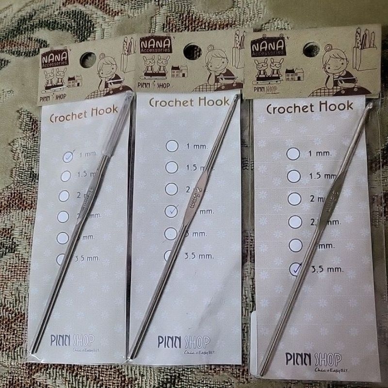 เข็มโครเชต์(Crochet Hook)ใช้สำหรับถักไหมพรม