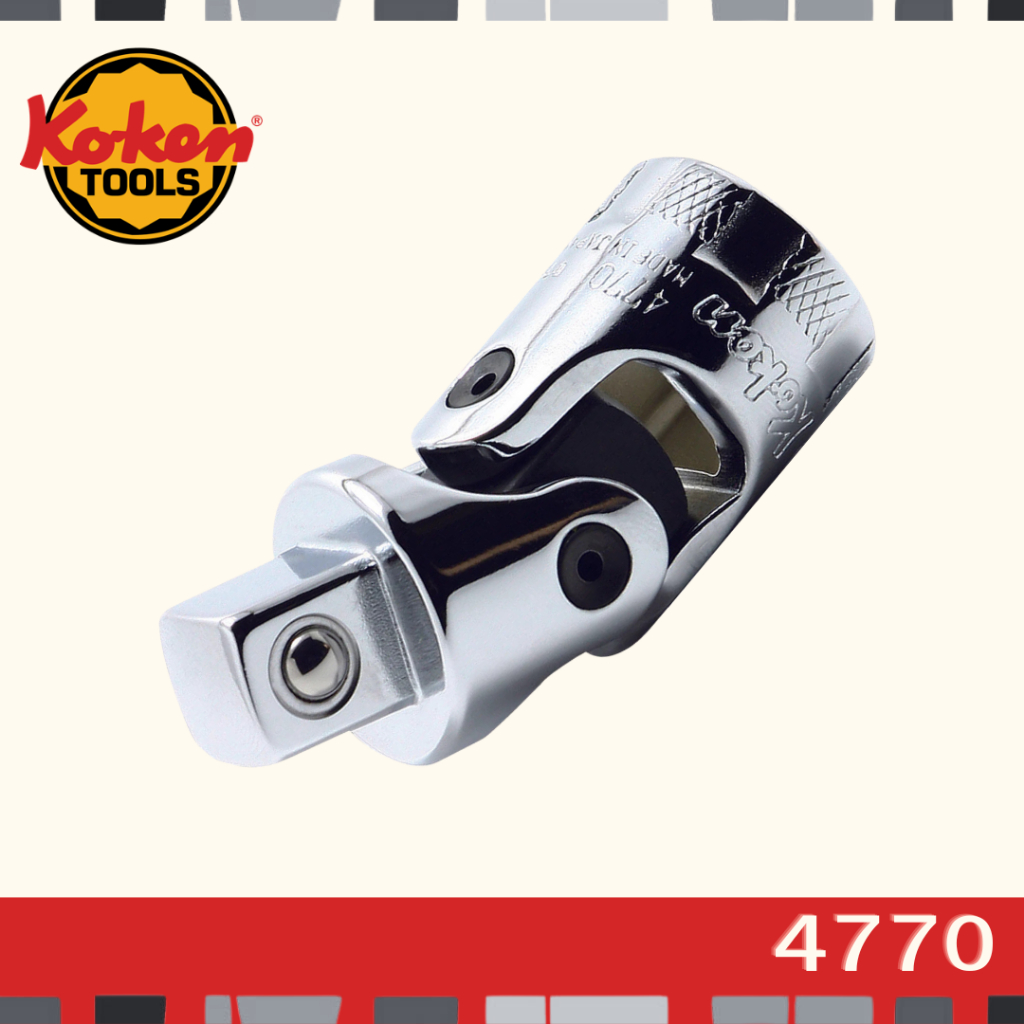 KOKEN ข้ออ่อน ขนาด 1/2" ยาว 62.4mm. No.4770