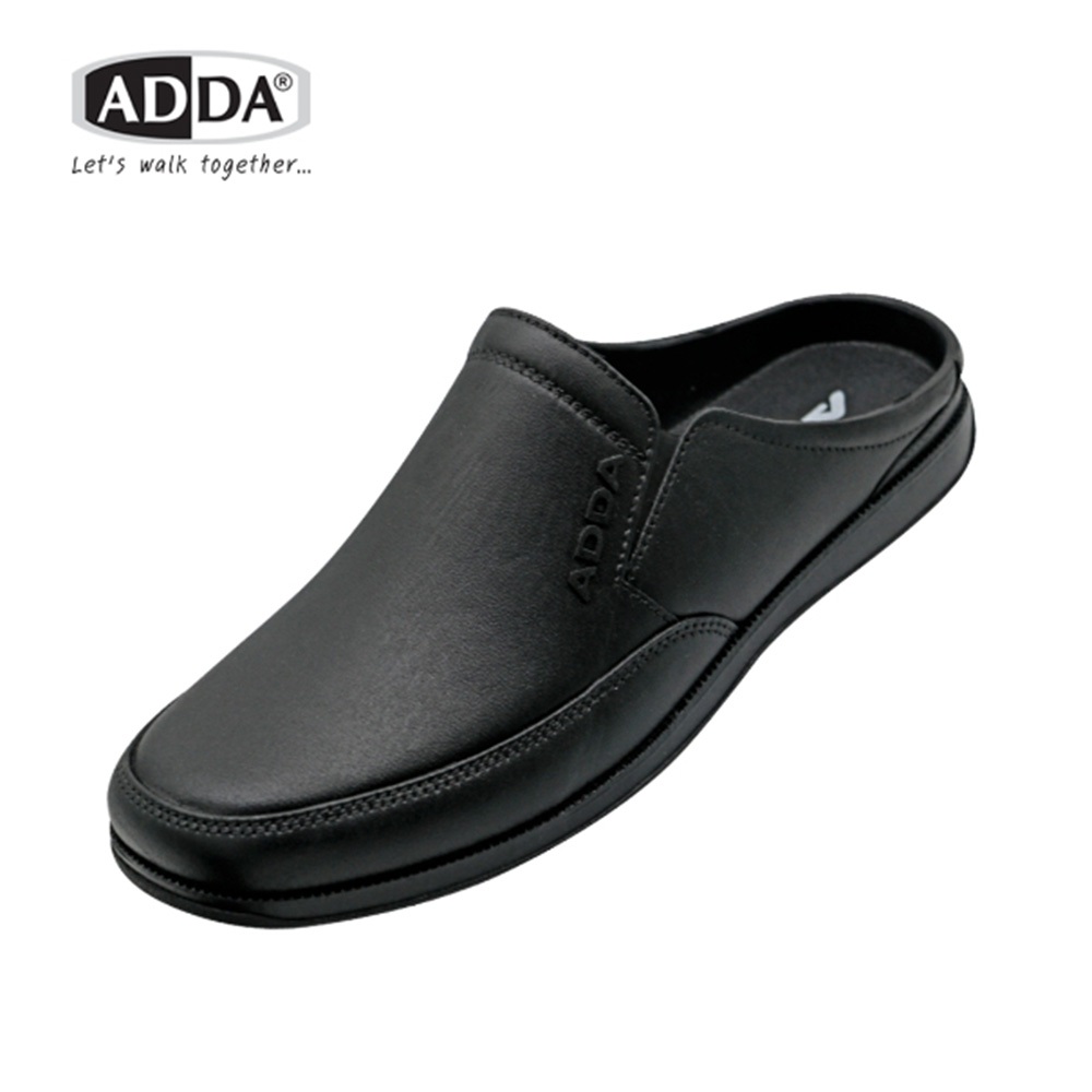 🔥ถูกสุด•ส่งไว ADDA แท้💯 รองเท้าคัชชูเปิดส้น รุ่น 17501 ทนทาน ใส่สบาย แบบยางเปิดส้น PVC ของผู้ชาย