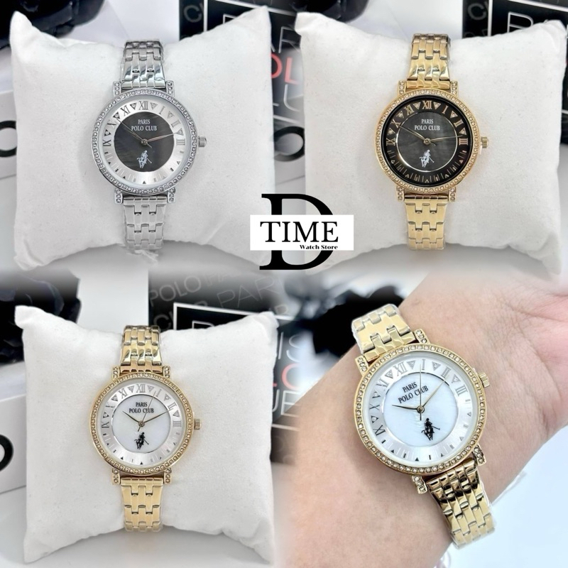 ✨แท้💯%✨นาฬิกาข้อมือPolo Club Watch  รุ่น PPC-230305 ประกันศูนย์ไทย1 ปี💥พร้อมส่ง💥🙏🏻