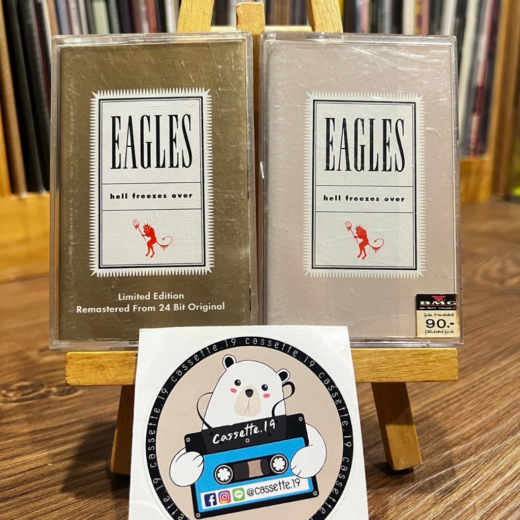 🎁ใช้โค้ด20%  มือ2 เทป Eagles - hell freezes over สภาพสวย ของแท้ 100%