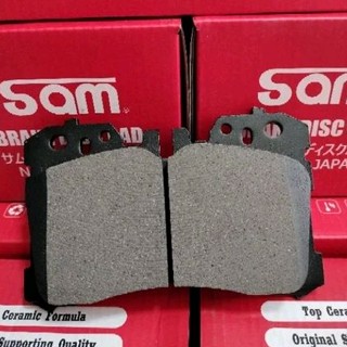 ผ้าเบรคหน้า/หลัง 5UZ ( SAM JAPAN )ทนความร้อนสูง
