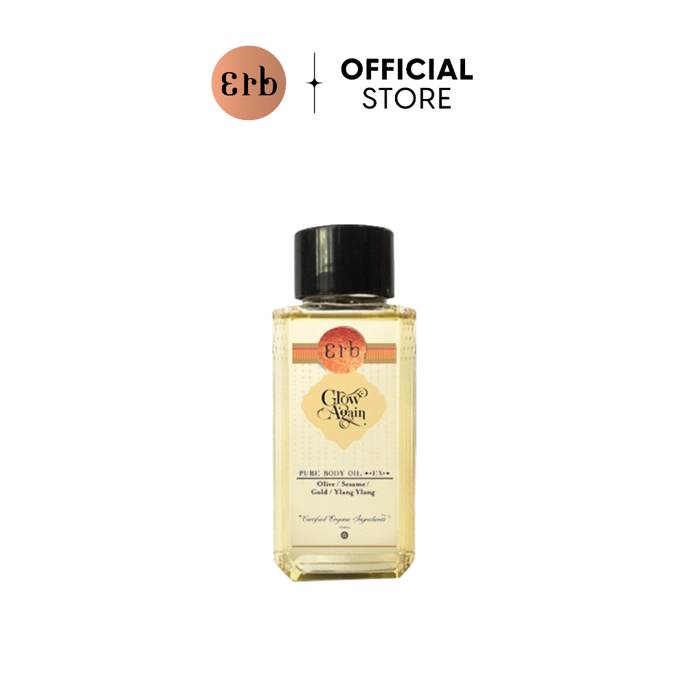 Erb Glow Again Pure Body Oil EX 50ml. เอิบ ออยล์บำรุงผิว กลิ่นดอกกระดังงา และโอลีฟออยล์ ผิวนุ่มชุ่มช