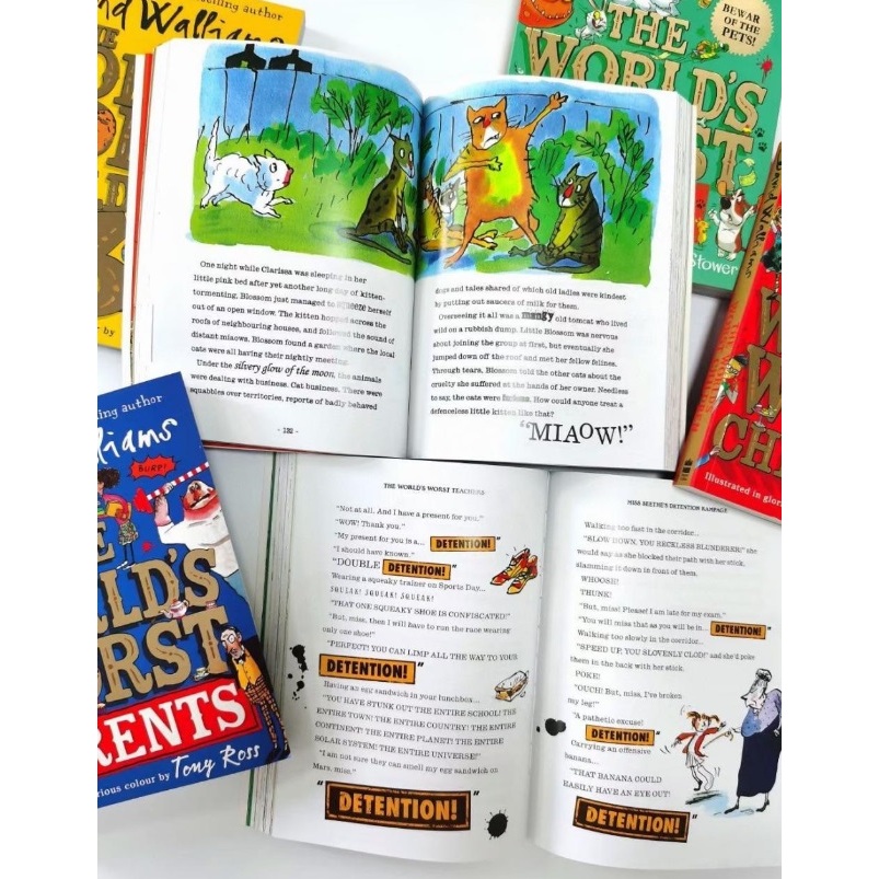 (ขายแยกเล่ม) The World’s Worst Children, Teacher, Pets, Parents, Monsters หนังสือภาษาอังกฤษ เด็กแสบ – David Williams ราคา ถูกที่สุด ดีลบีเคเค แกลเลอรีภาพที่ 4