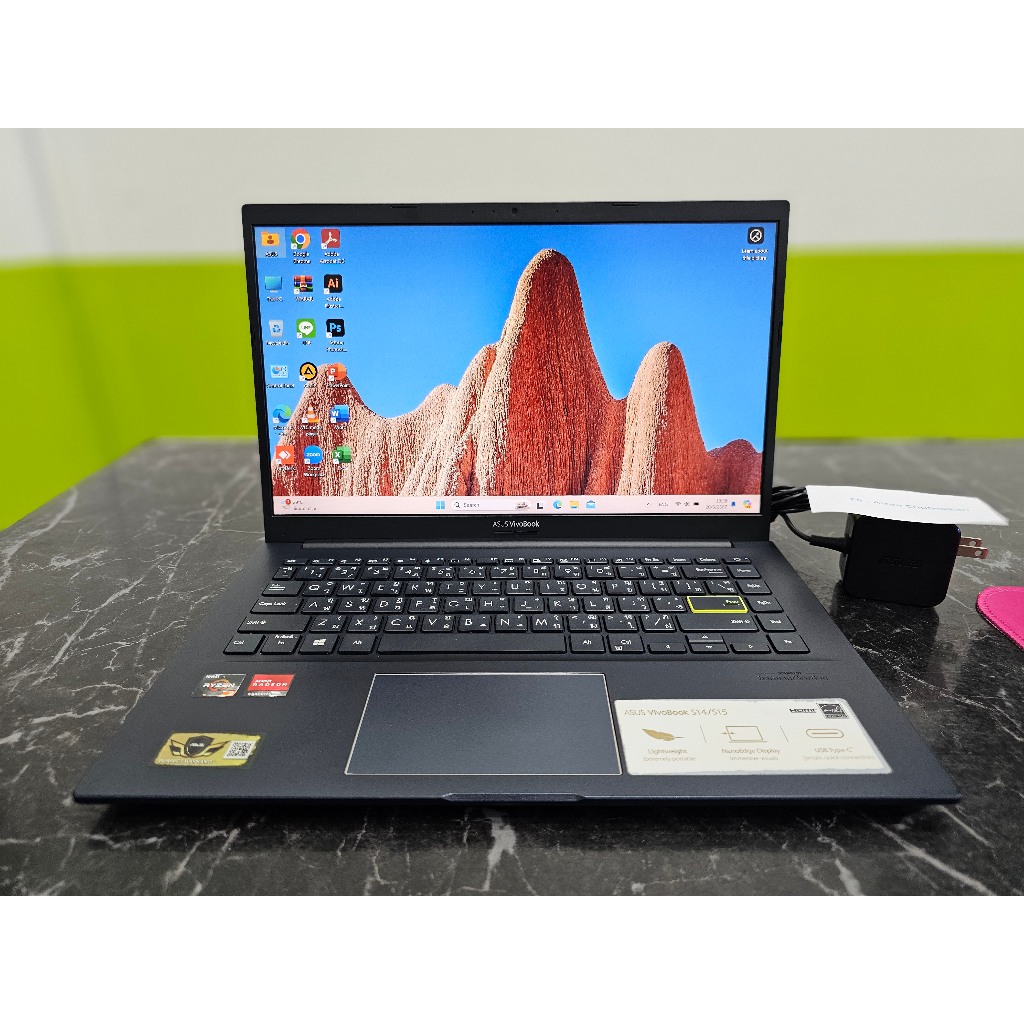 Asus VivoBook 14 D413DA-EK257T (มือสอง) สภาพสวยมาก เหมาะสำหรับใช้เรียน ทำงาน การใช้งานปกติเร็วลื่น