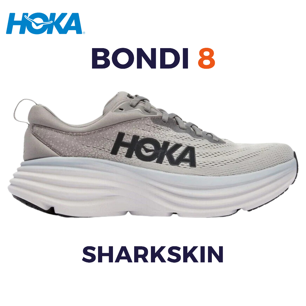 รองเท้าวิ่ง Hoka Bondi 8 Sharkskin