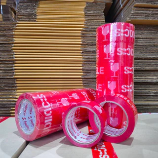 ยกลัง เทประวังแตก 2" 45/100หลา หนา 45mic. กาวเหนียว ติดแน่น เทปปิดกล่องคุณภาพสูง