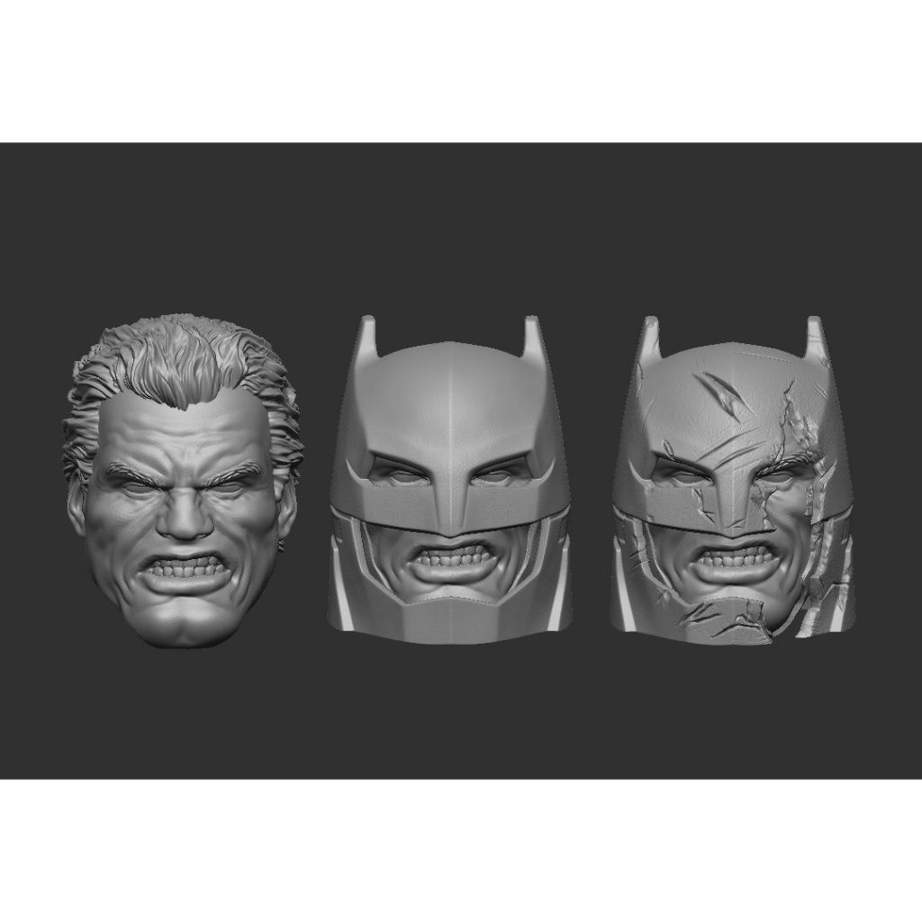 Old Armored Batman 3D print model