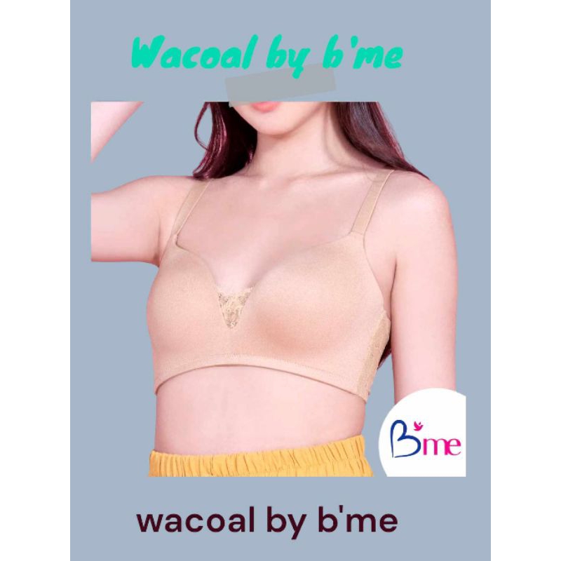 Wacoal by b'me สีดำ ไม่มีโครง