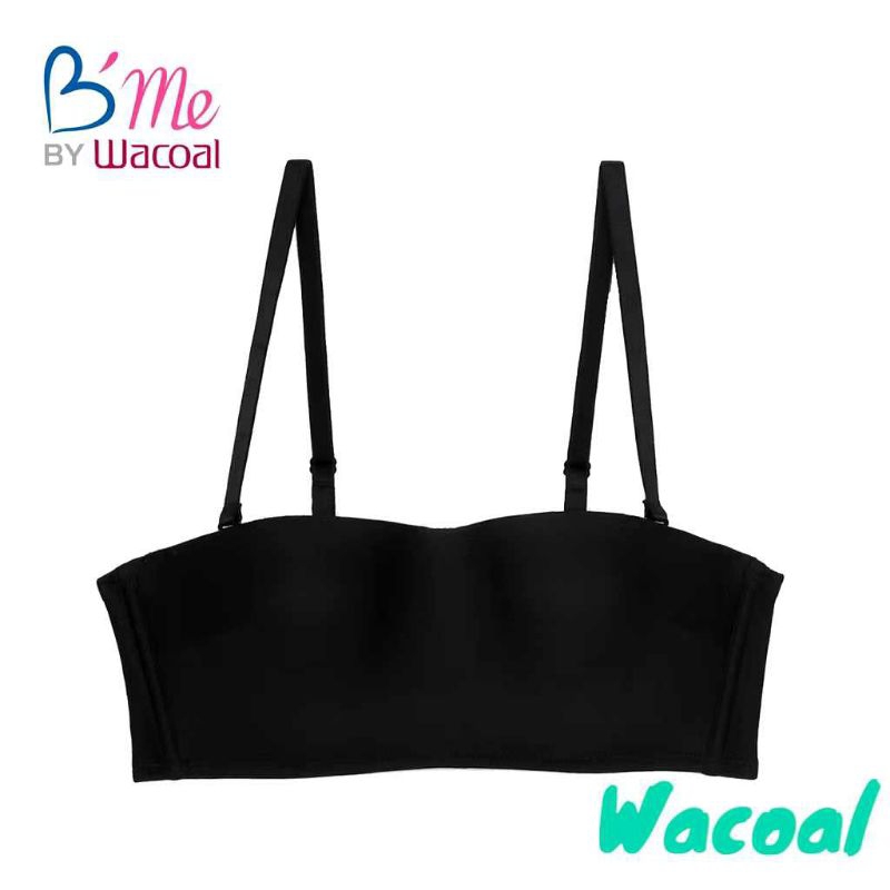 Wacoal by b'me สีดำ ทรงเกาะอก