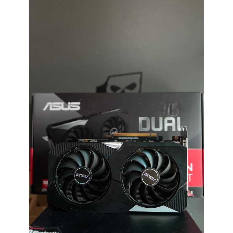 (การ์ดจอ)VGA Asus rx6600xt dual 8gb