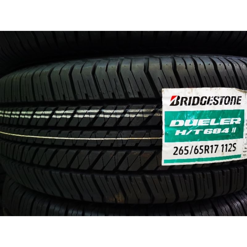 ยาง BRIDGESTONE 265/65R17 D684II ปี25 ยางใหม่ พร้อมจุ๊ปลมยางแท้