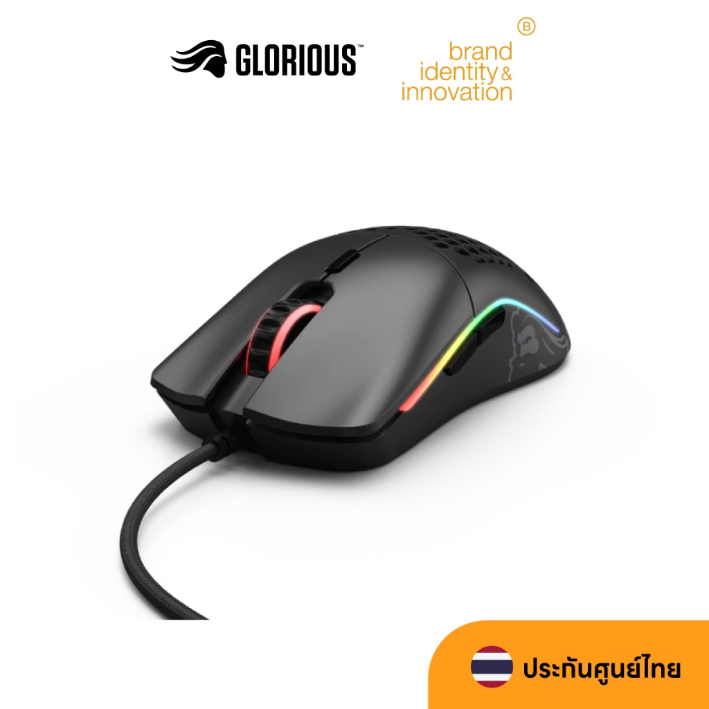 Glorious Model O Gaming Mouse Matte Black มีสาย